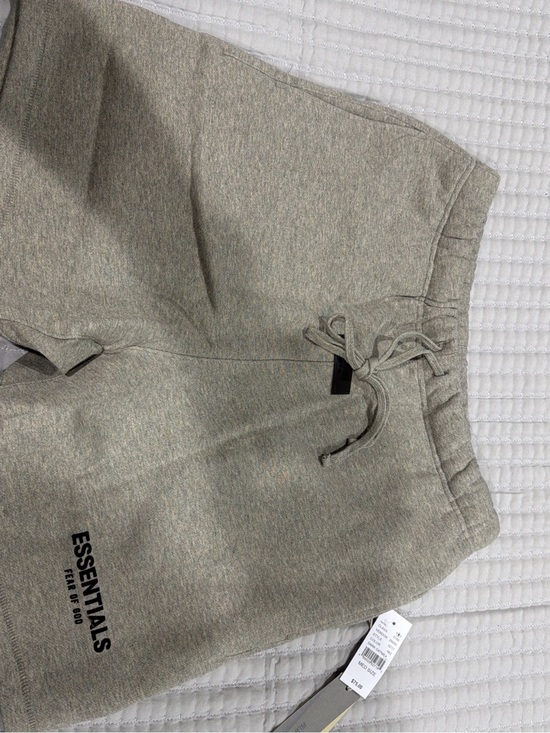 Essentials Other - Essentials Heather Gray Drawstring Sweatshorts